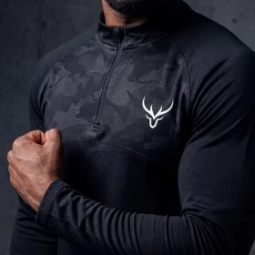 Black Camo Long Sleeve Shirt