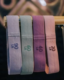 Premium Fabric Resistance Bands Set – 4 Levels