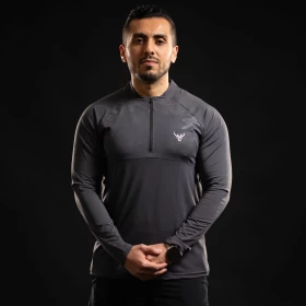 Dark Grey Camo Long Sleeve Shirt