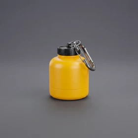 200ML Portable Mini Protein Powder Bottle ( Yellow )