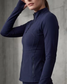 Dark Navy Zip-Jacket